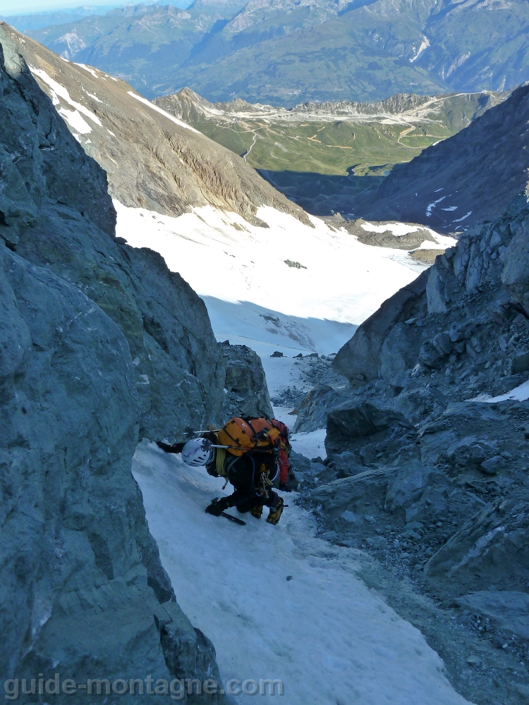 Arete nord Du Mont Pourri 01